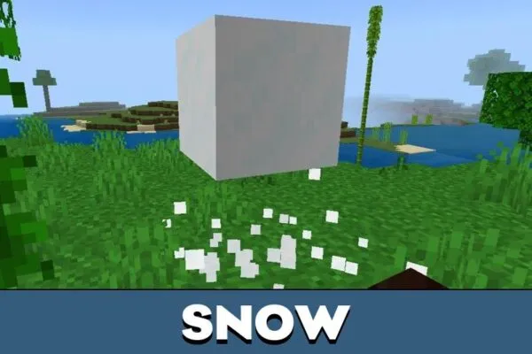 Snow from Better Sounds Texture Pack for Minecraft PE