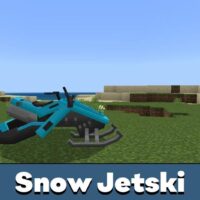 Snow Jetski Mod for Minecraft PE