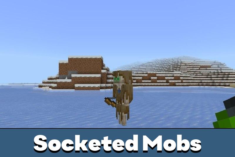 Socketed Mobs Mod for Minecraft PE