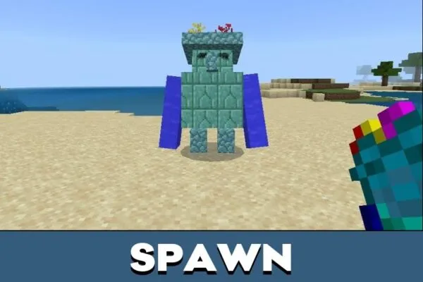 Spawn from Golem Hearts Mod for Minecraft PE