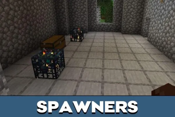 Spawners from Survival Towers Mod for Minecraft PE