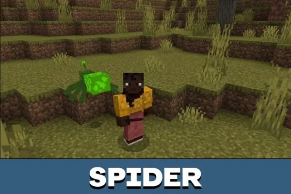 Spider from Better Mobs Texture Pack for Minecraft PE