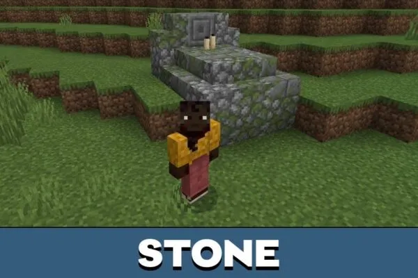 Stone from Ruin Structures Mod for Minecraft PE