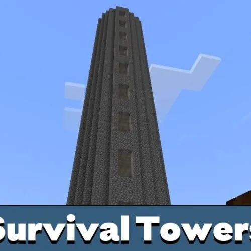 Survival Towers Mod for Minecraft PE