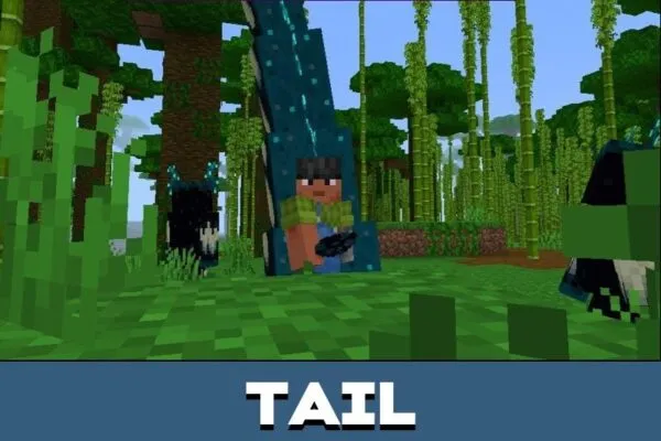 Tail from Wardzilla Mod for Minecraft PE