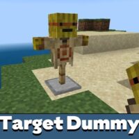 Target Dummy Mod for Minecraft PE