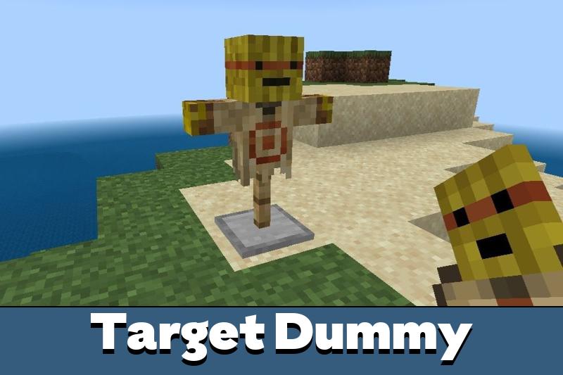 Target Dummy Mod for Minecraft PE