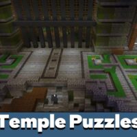 Temple Puzzles Map for Minecraft PE