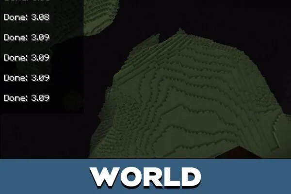 World from Chunk Pregenerator Tool Mod for Minecraft PE