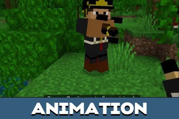 Animation from Franco Prussian War Mod for Minecraft PE