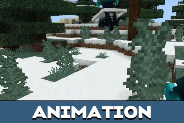 Animation from Mutated Warden Mod for Minecraft PE