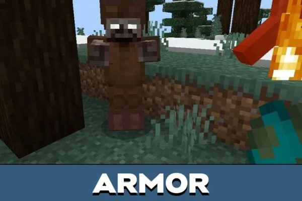 Armor from Cave Dweller Mod for Minecraft PE