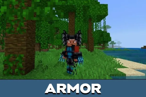 Armor from Water Dragon Mod for Minecraft PE