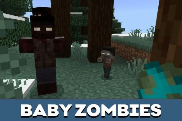 Baby from Tissous Zombie Texture Pack for Minecraft PE