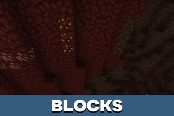 Blocks from Ores Dimension Mod for Minecraft PE