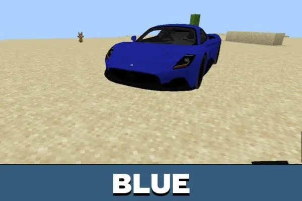 Blue from Maserati Mod for Minecraft PE