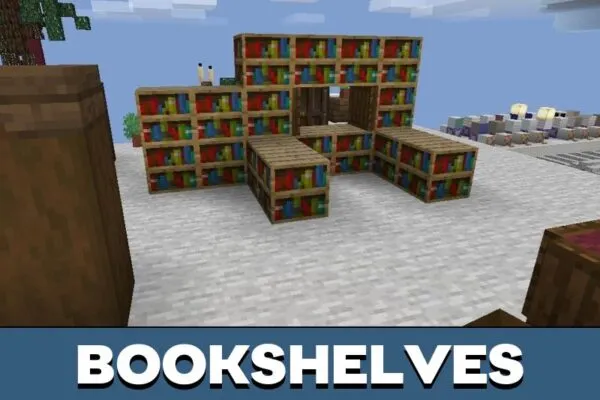 Bookshelves from Phasmophobia Map for Minecraft PE