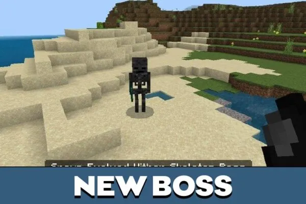 New Boss from Dark Heroes Mod for Minecraft PE