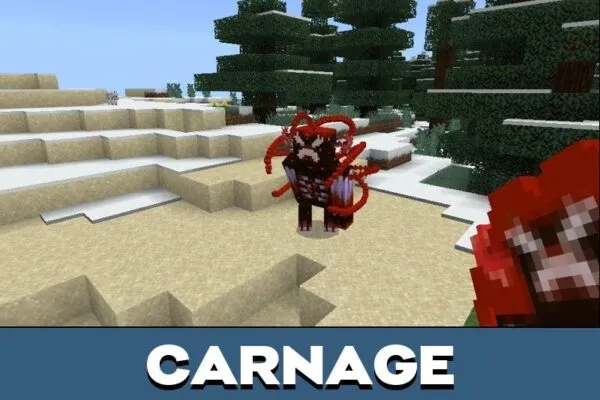 Carnage Mutated Warden Mod for Minecraft PE