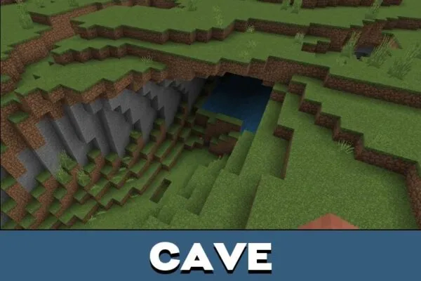 Cave from Faithful Texture Pack for Minecraft PE