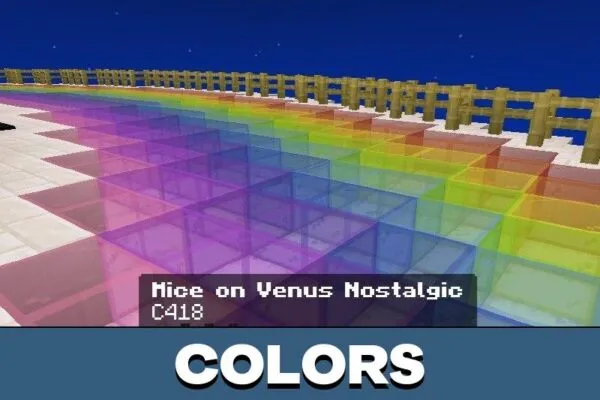 Colors from Beats and Blocks Map for Minecraft PE