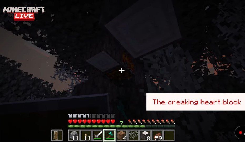 Creaking Heart from Minecraft PE 1.22