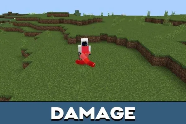 Damage from Entity 505 Mod for Minecraft PE