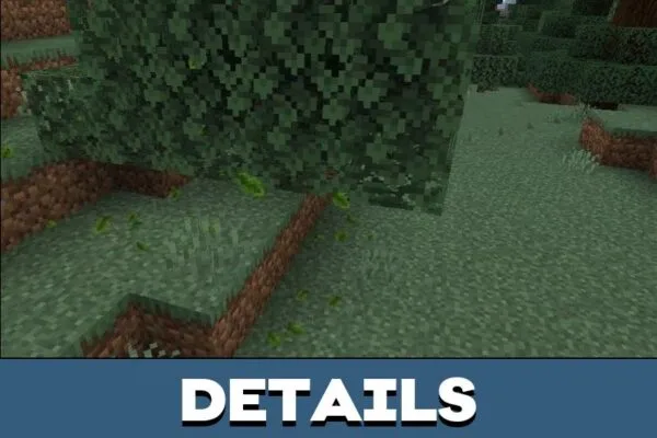 Details from Falling Leaves Mod for Minecraft PE