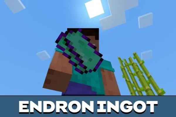 Endron Ingot from Amazing Armor Mod for Minecraft PE