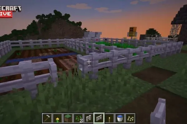 Fence from Minecraft PE 1.22