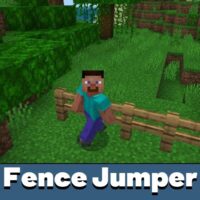 Fence Jumper Mod for Minecraft PE