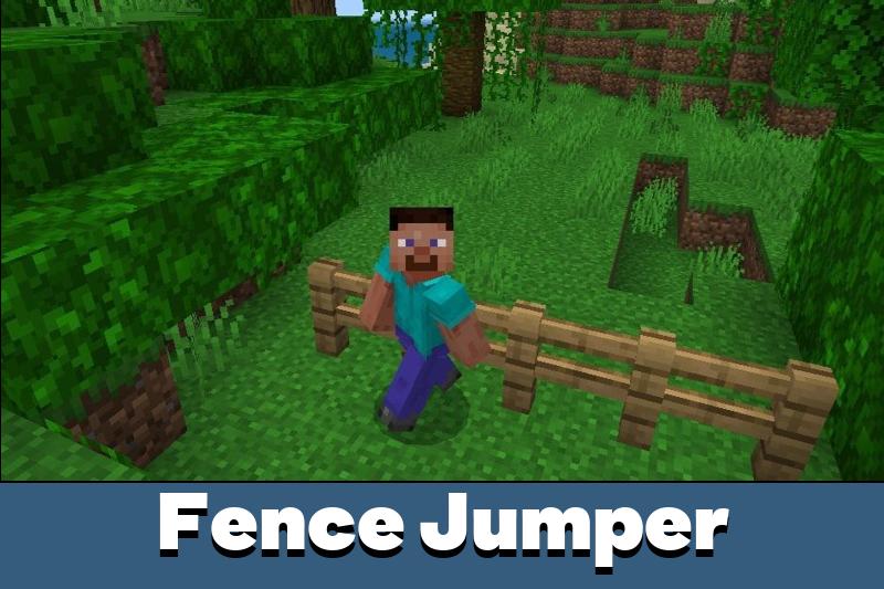 Fence Jumper Mod for Minecraft PE