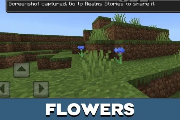 Flowers from Screenshot Taker Texture Pack for Minecraft PE