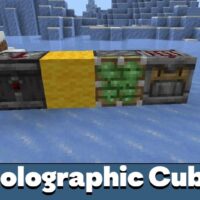 Holographic Cube Texture Pack for Minecraft PE