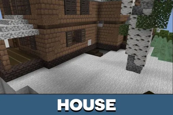 House from Phasmophobia Map for Minecraft PE