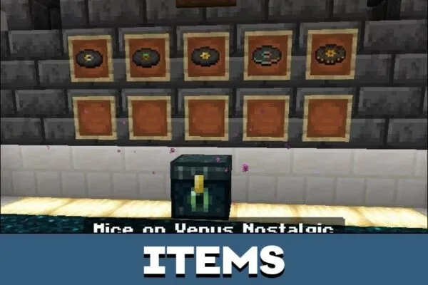 Items from Beats and Blocks Map for Minecraft PE