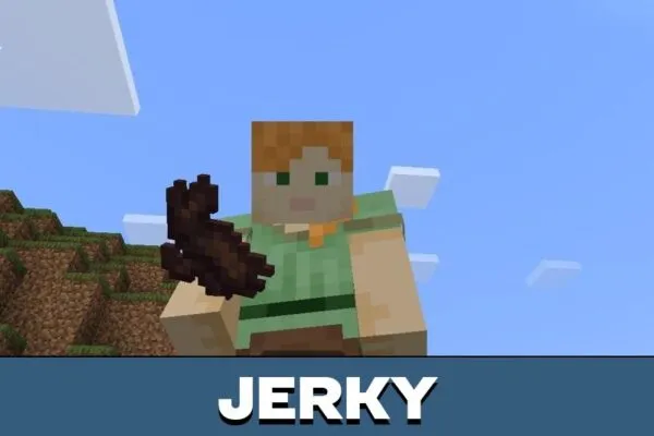 Jerky from Brewin and Chewin Mod for Minecraft PE