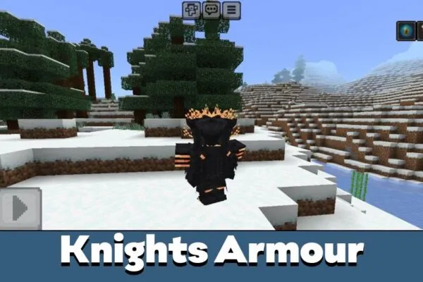 Knights Armour from Amazing Armor Mod for Minecraft PE