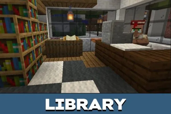 Library from Pixelmon Map for Minecraft PE