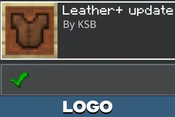 Logo from Leather Mod for Miencraft PE