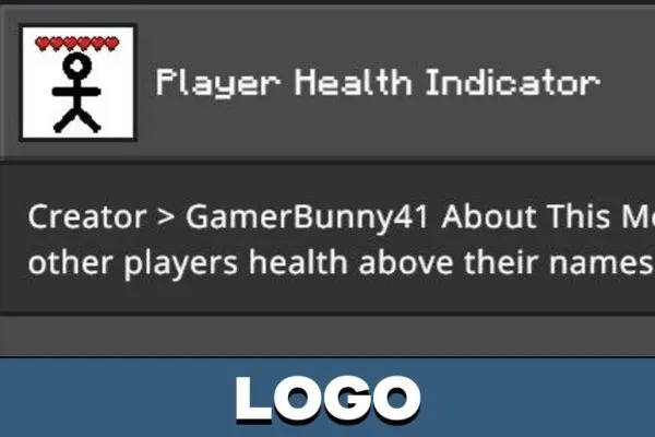 Logo from Player Health Indicator Mod for Minecraft PE