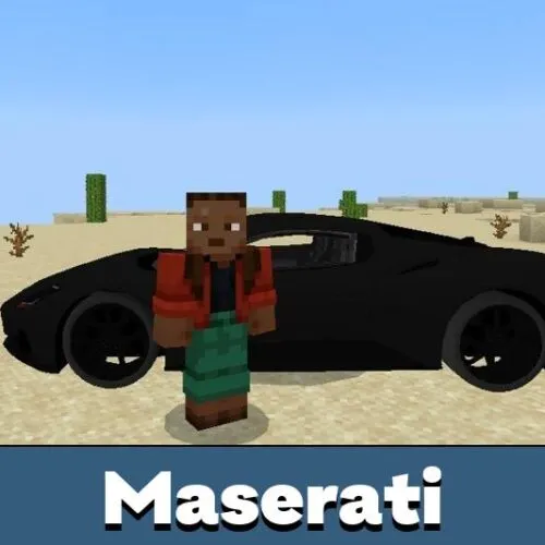 Maserati Mod for Minecraft PE