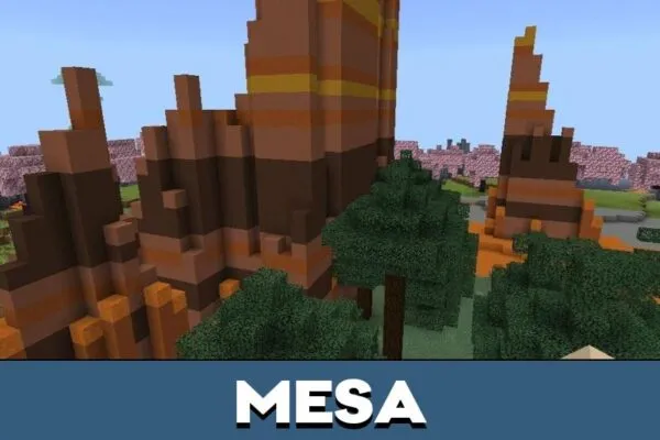 Mesa from All Biomes Survival Map for Minecraft PE