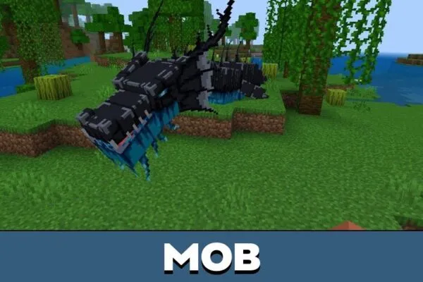 Mob from Water Dragon Mod for Minecraft PE