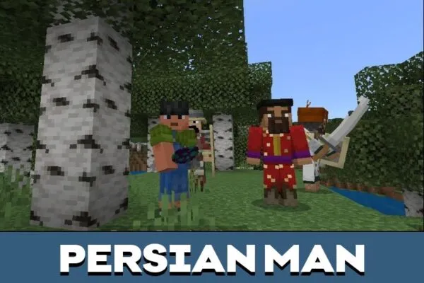 Persian Man from Silk Road Mod for Minecraft PE