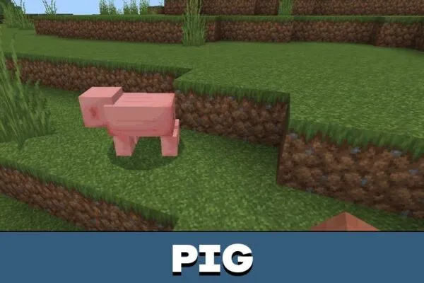 Pig from Faithful Texture Pack for Minecraft PE