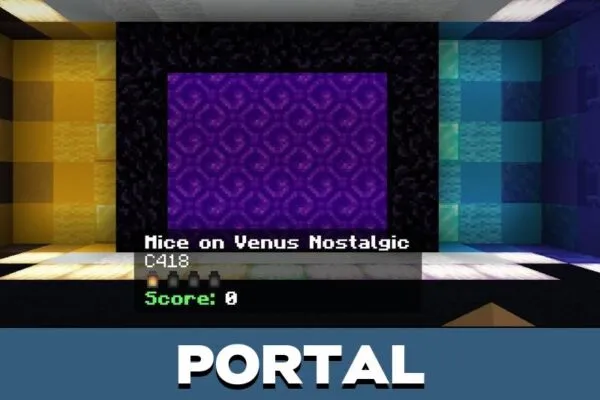 Portal from Beats and Blocks Map for Minecraft PE