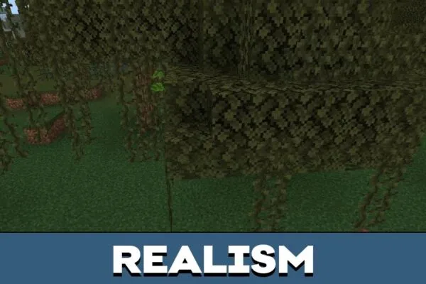 Realism from Falling Leaves Mod for Minecraft PE