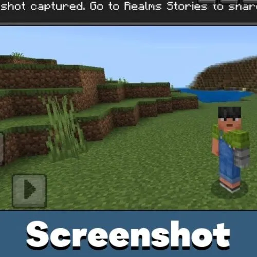 Screenshot Taker Texture Pack for Minecraft PE