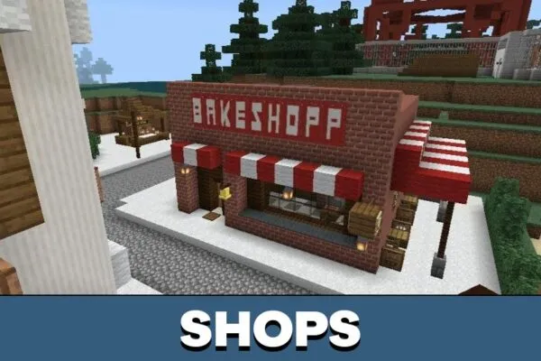 Shops from Pixelmon Map for Minecraft PE